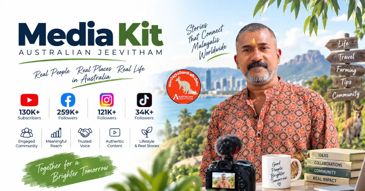 Australian Jeevitham Media Kit - Audience Reach and Platform Statistics