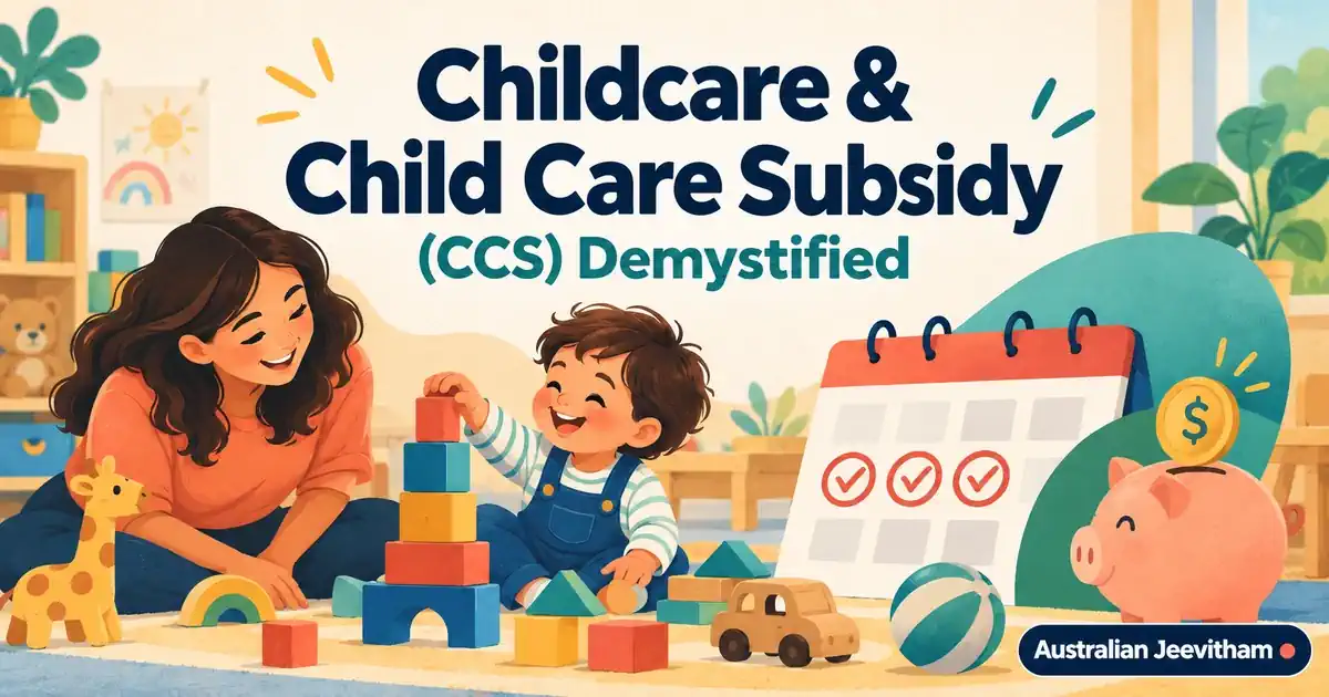 Childcare & Child Care Subsidy (CCS) Demystified illustrated guide