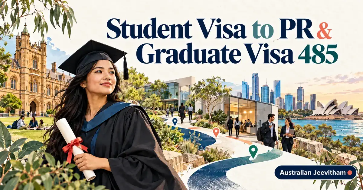 Student visa and graduate visa pathways to PR